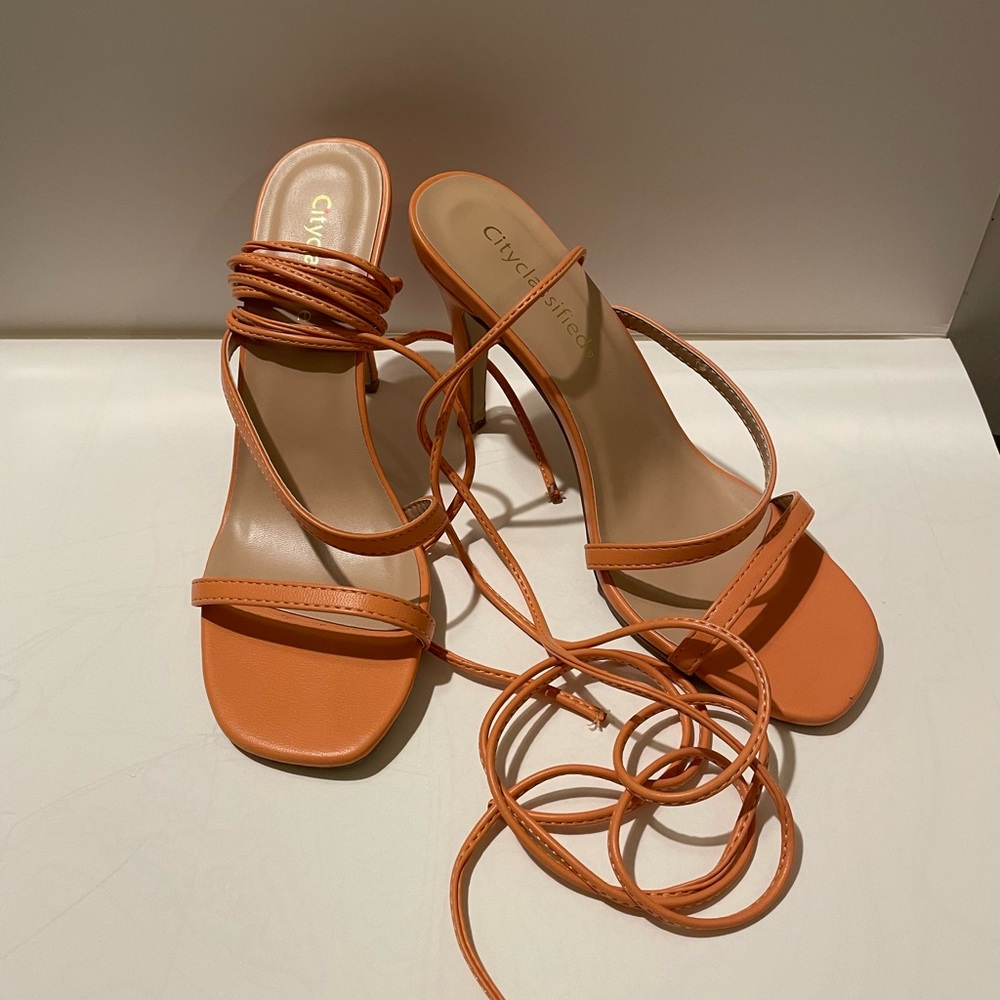 City Classified, Color Orange, Size 6.5 View 2